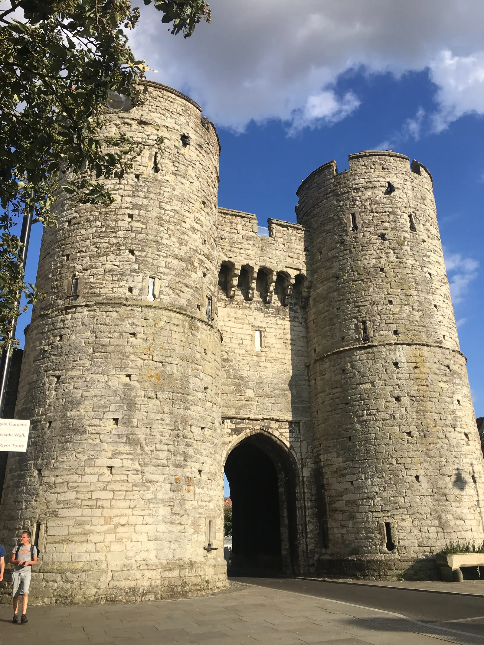 An ancient medieval gate in Canterbury