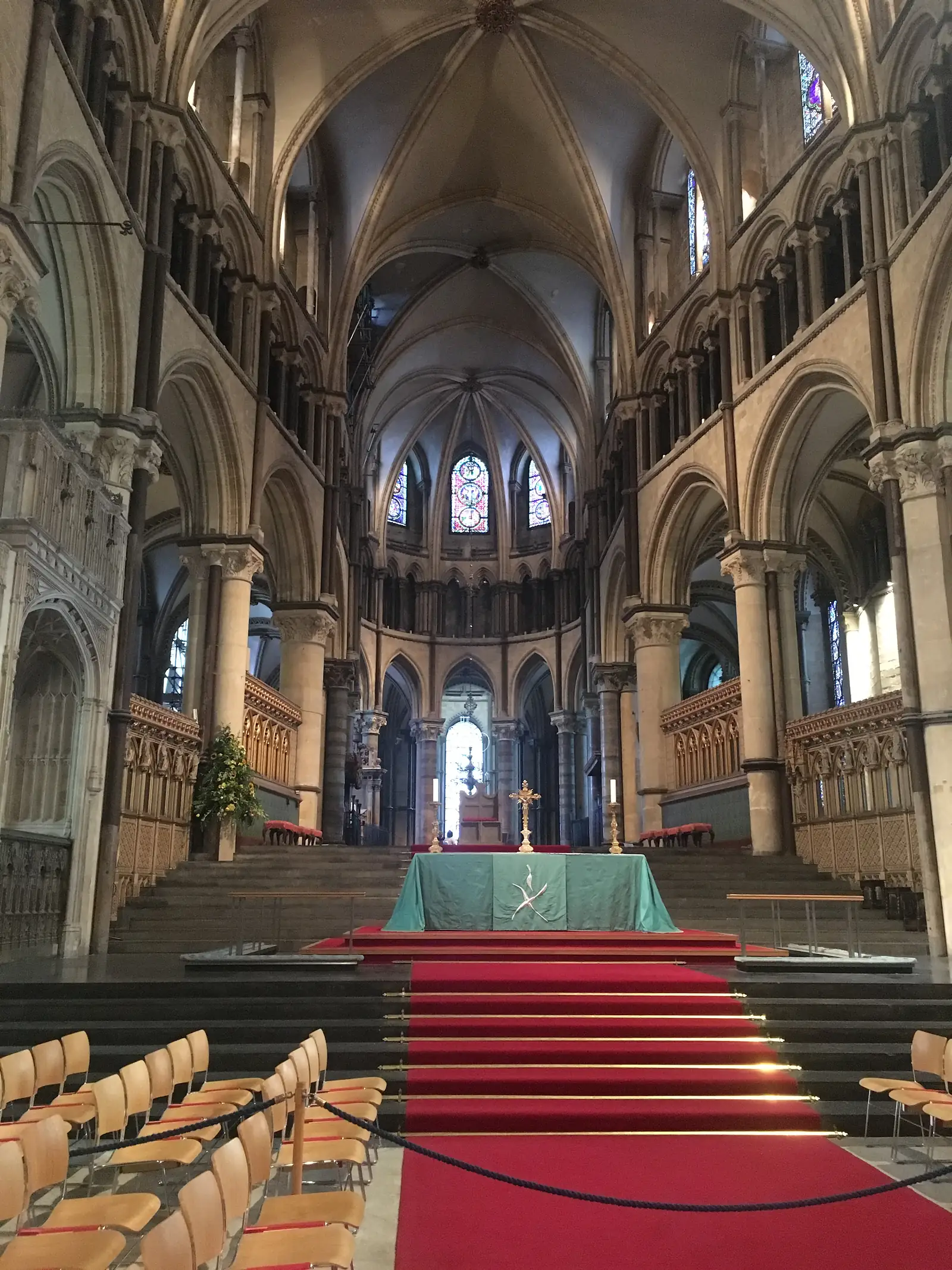 Inside Canterbury Cathedral