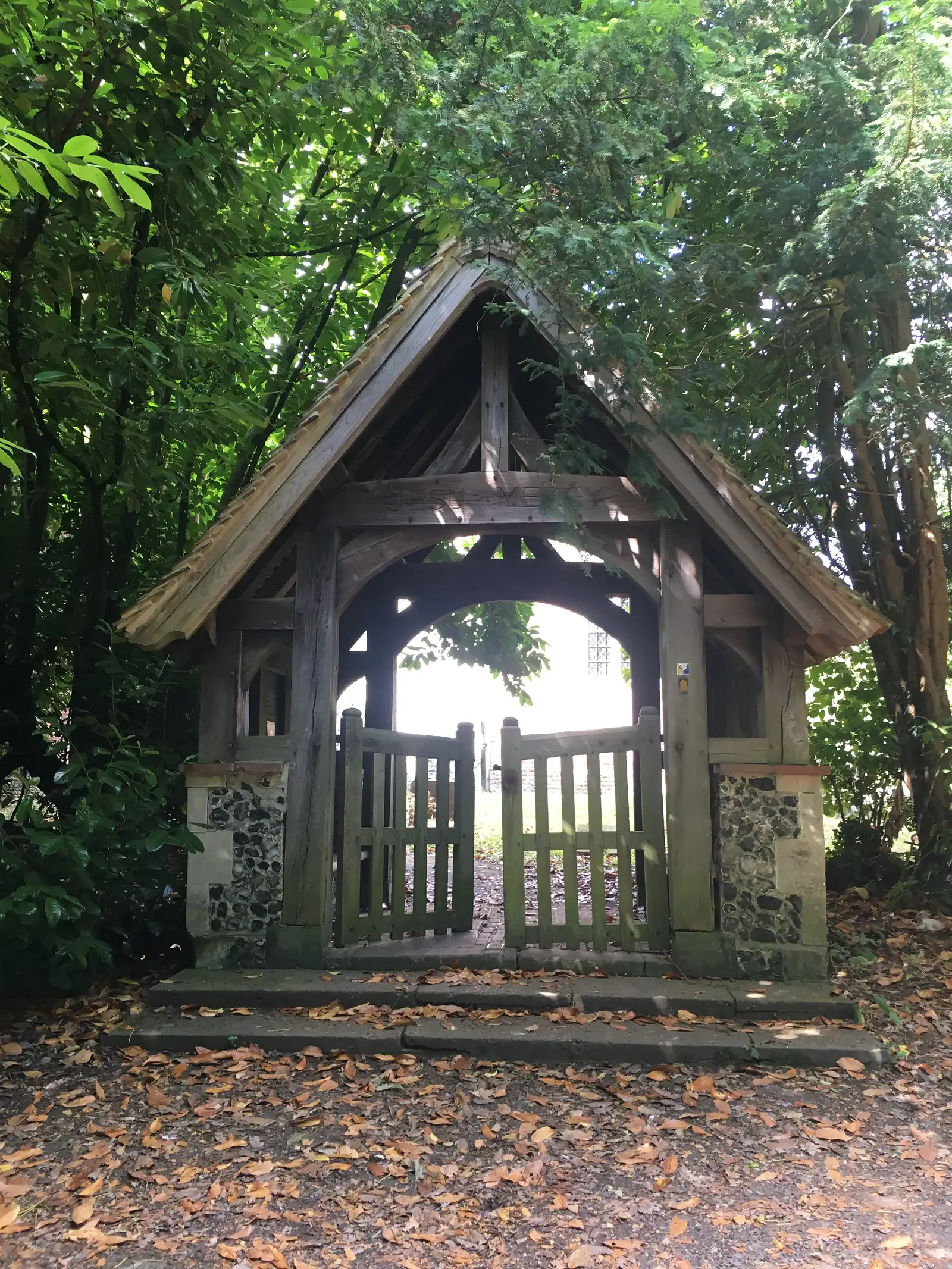 Entrance to a churchyard