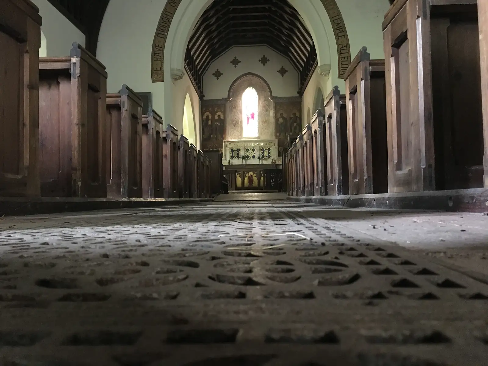 Floor of a church